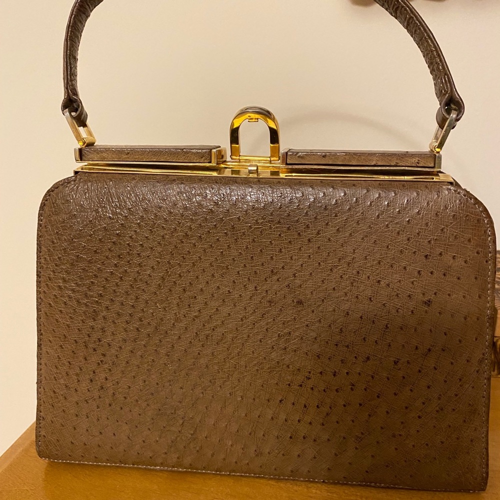 Genuine Ostrich Skin Purse - Picture 2 of 3